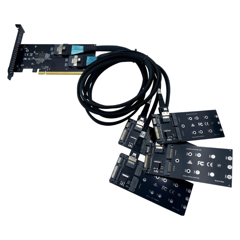 Memory Card Ssd - Kartu Adaptor PCIe X16 SFF‑8654 SlimSAS