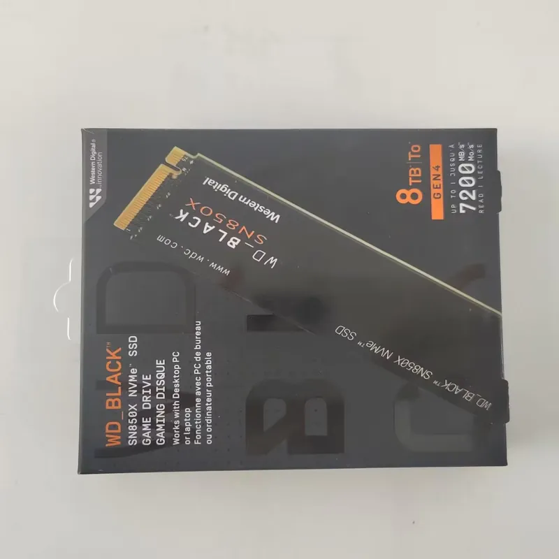 Nvme Ssd - WD_BLACK SN850X 8TB NVMe SSD WDS800T2X0E