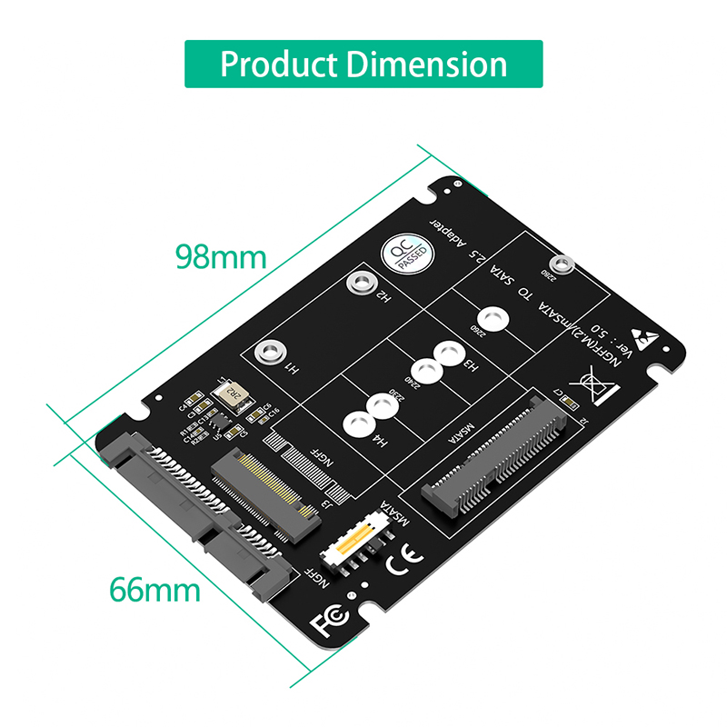 M.2 NGFF mSATA SSD ke SATA 3.0 - Memory Card Ssd ulasan dan harga