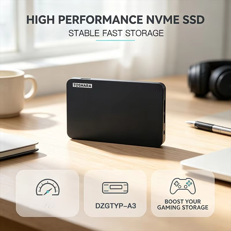 TOSHARA A3 SSD Portabel 4TB 2T - Ssd 500Gb ulasan dan harga