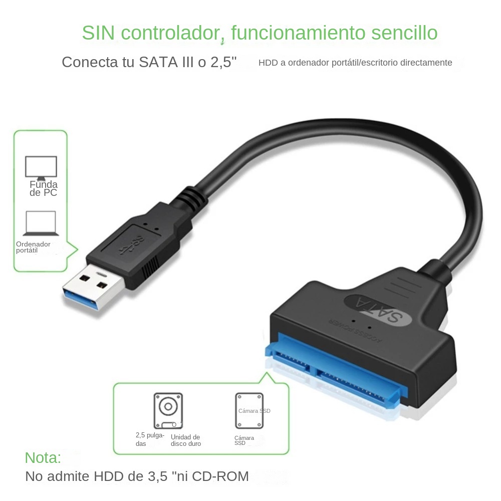 Kabel USB 3.0 SATA 3 30cm, Ada - External Ssd ulasan dan harga