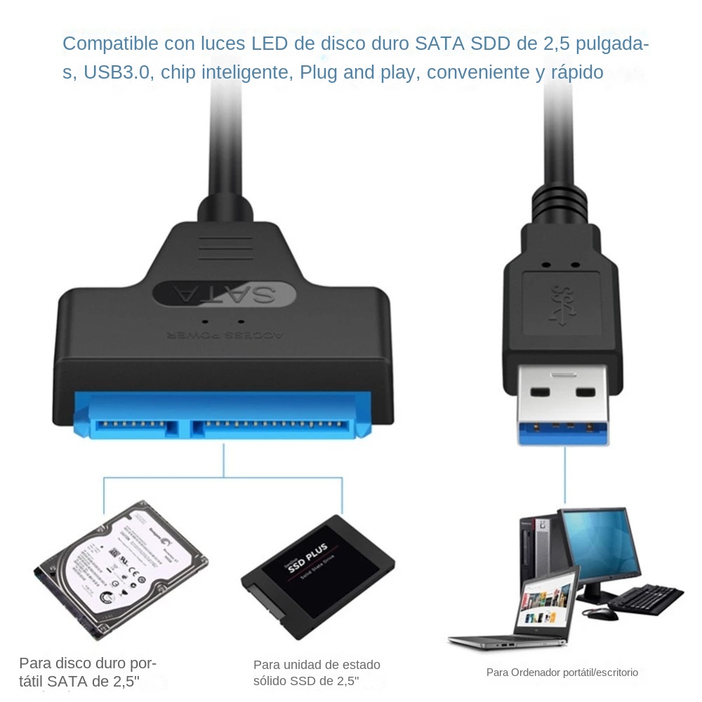 Kabel USB 3.0 SATA 3 30cm, Ada - External Ssd ulasan dan harga