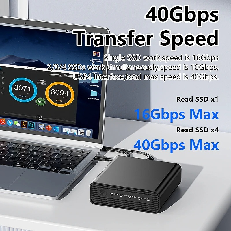 Kotak Eksternal NVME SSD Alumi - External Ssd ulasan dan harga